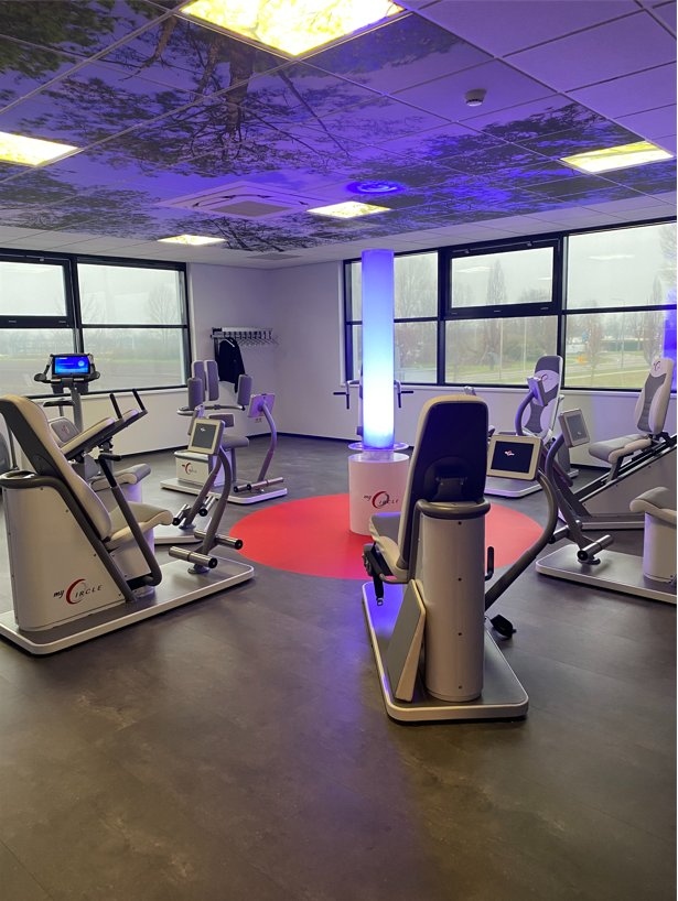 Fitnessruimte in het pand van Keijsers Martens