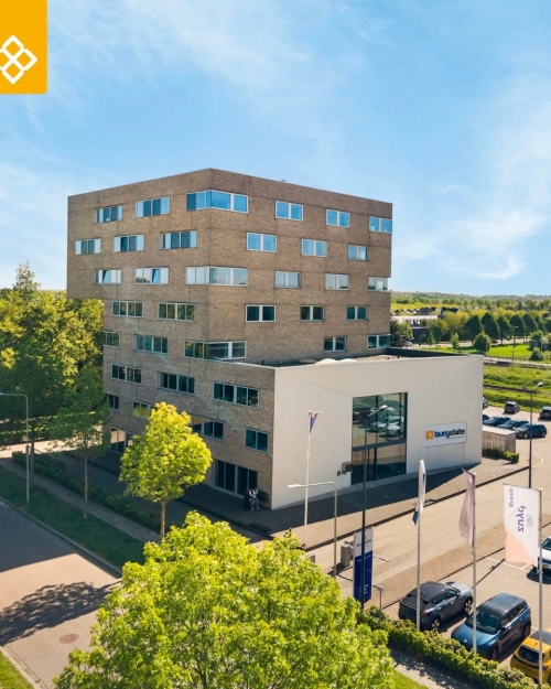 Kantoorgebouw uit de vastgoedportefeuille van Burgstate